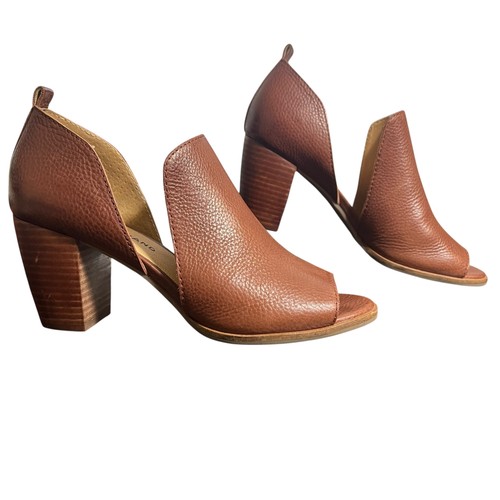 Lucky Brand Shoes Womens Size 8M Leather Block Heel Open Toe LK-JUNAI Sandals - Picture 12 of 12