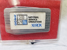 Vintage Zippo Xerox 3400 National Service Operation Money Clip Knife & File