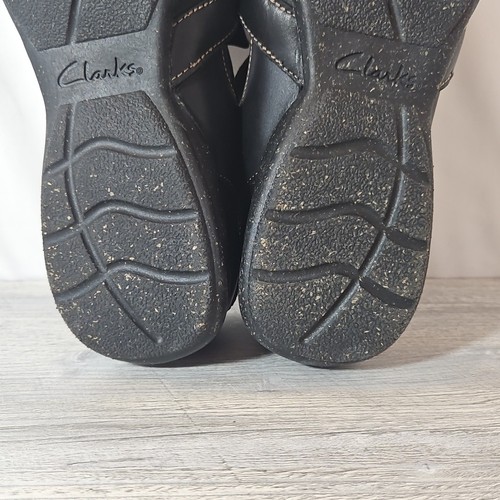 Clarks Women's Collection Roseville Step Mary Jane Flats Shoes Black Size 10 EUC - Picture 11 of 11