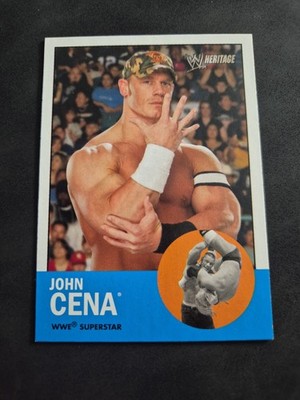 2006 Topps WWE Heritage John Cena #1 Wrestling Trading Card WWE Superstar