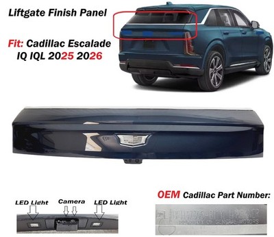 OEM 2025 26 Cadillac Escalade IQ Tailgate Liftgate Lid W/Cam And LED Light BLUE
