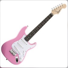 Squier Mini Strat Electric Guitar- Shell Pink with Laurel Fingerboard