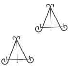  2 Pieces Display Staffelei Stand Bilderrahmenhalterständer Fotohalter