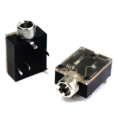 2 Stück Klinkenbuchse 3,5mm Mini Jack Stereo Einbaubuchse Lötversion 5 Pin