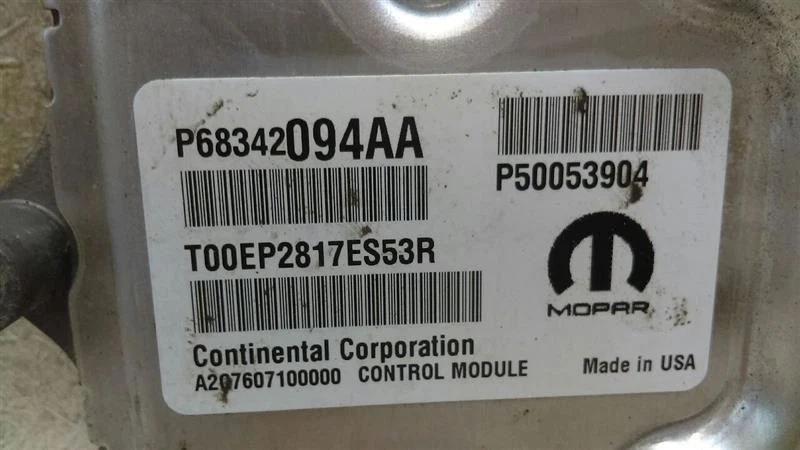 Módulo de control electrónico Motor Computer ECM 68342094AA compatible con 18 Jeep Renegade Foto 2 de 4