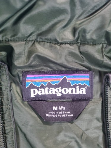 Men's Patagonia Down Sweater Lightweight Full-Zip Puffer Jacket Green Men Medium - Bild 4 von 23