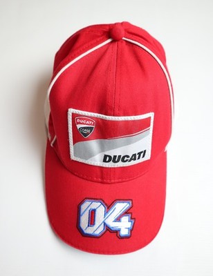 DUCATI CORSE DOVI 04 ANDREA DOVIZIOSO MOTOGP RACING BASEBALL CAP HAT RED VINTAGE