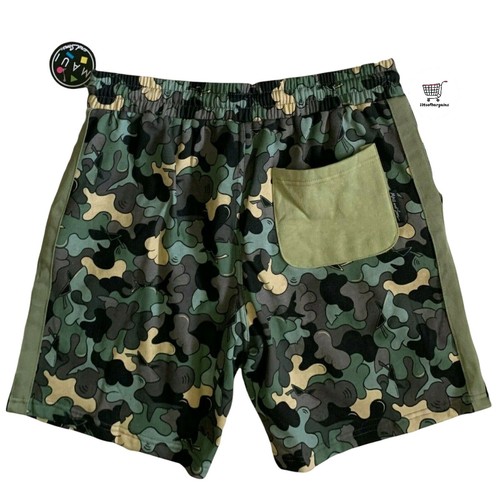 Maui and Sons Men's Size XL Bubble Print Sweat Fleece Adult Camo Shorts New - Picture 3 of 9