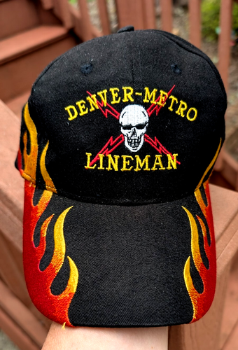 DENVER METRO LINEMAN Colorado 2002 Rodeo Team Hat Cap Electrical Lineworker - Picture 7 of 7