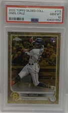 2022 Topps Gilded Collection #/99 Oneil Cruz Rookie #113 PSA 10 GEM MINT