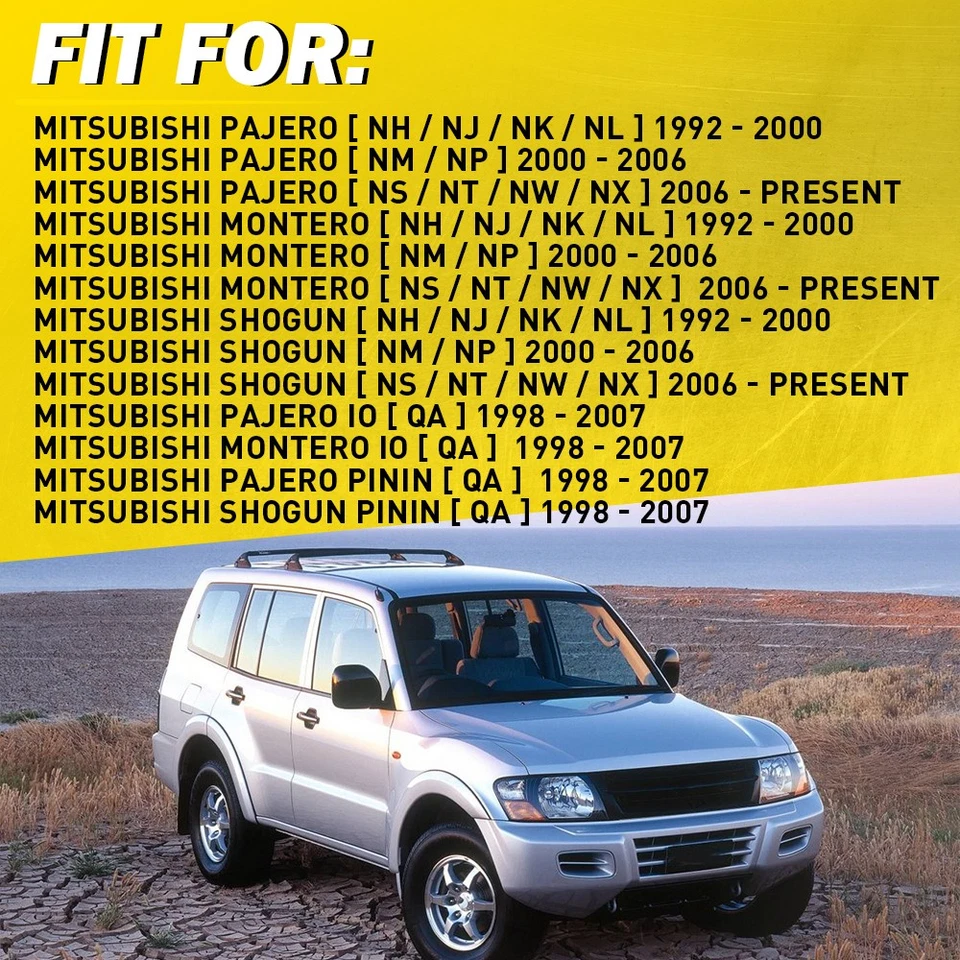 1-10X Tailgate Rear Back Door Handle Latch For Mitsubishi Pajero MB669338 Parts - image 4 of 4