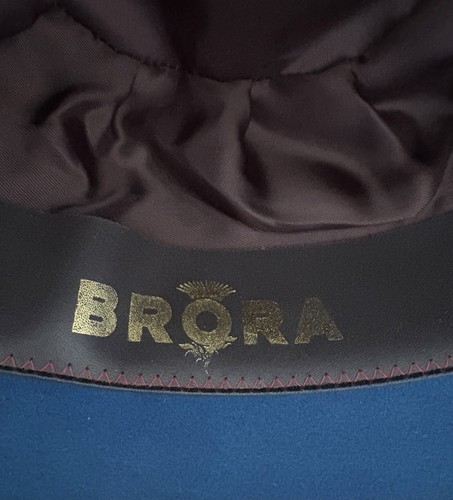 BRORA CHRISTYS TEAL WOOL FELT FEDORA HAT RIBBON DETAIL SIZE UK 7 57CM ARTY BOHO - Picture 13 of 15