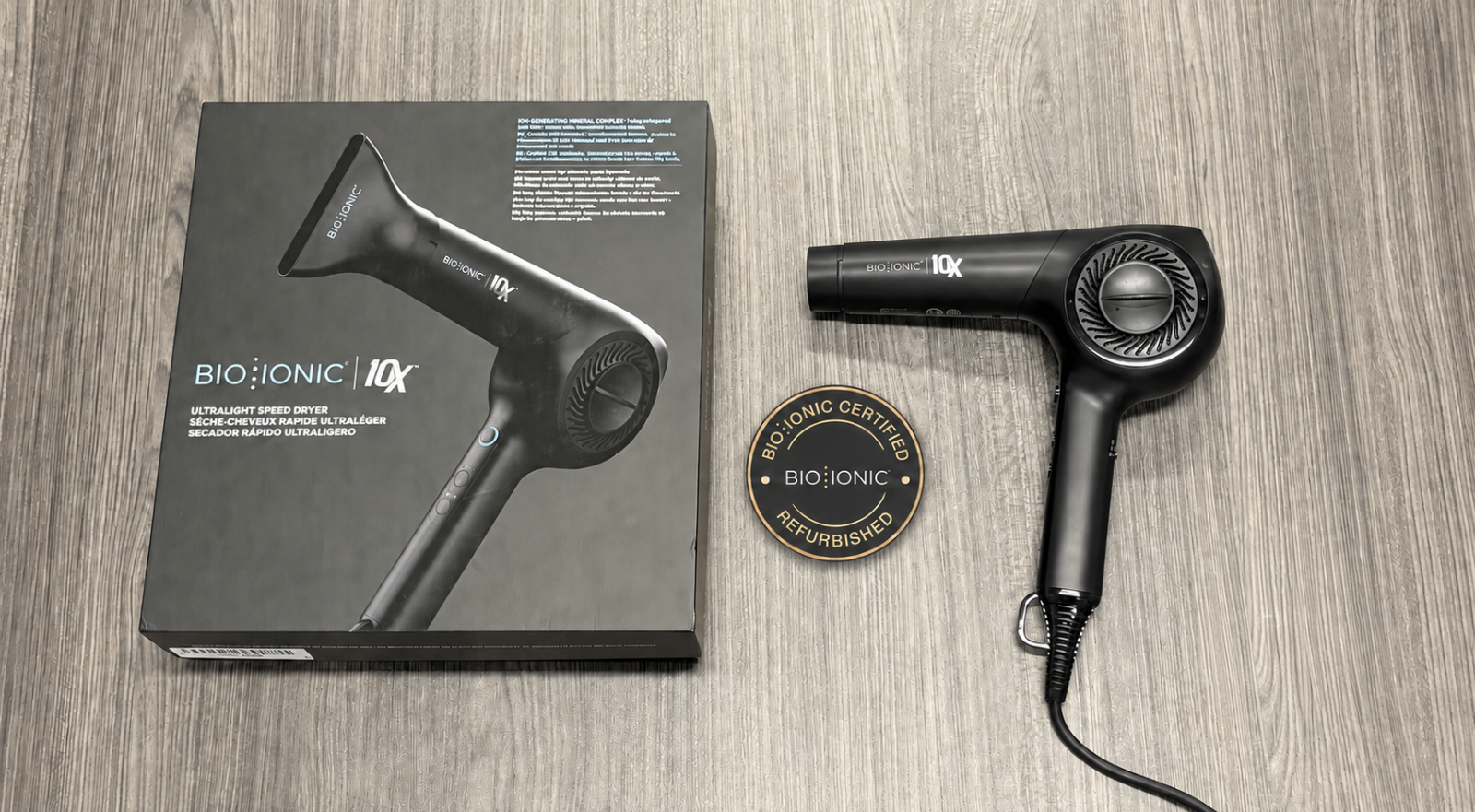 Bio Ionic Ultralight Speed Hair Dryer Black