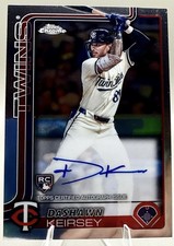 2025 Topps Chrome - DaShawn Keirsey Chrome Rookie Auto #RA-DK - Twins