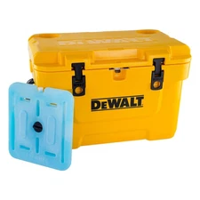 DEWALT DXC2501 25 qt Roto-Molded Lunch Box Cooler & 10 qt Ice Pack Combo New