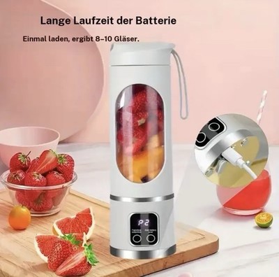 Tragbare Mini Smoothie Mixer450 ml USB Wieder Aufladbare