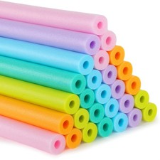 Sratte 30 Pcs Pool Noodles Bulk Jumbo DIY Decorations Heavy Duty Large Foam S...
