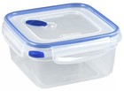 Ultra-Seal Food Container, Square, Clear/Blue, 5.7-Cups - 03324706