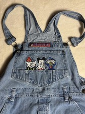 Mickey Mouse Clubhouse Vintage Denim Overalls Mickey Unlimited Edition Size S