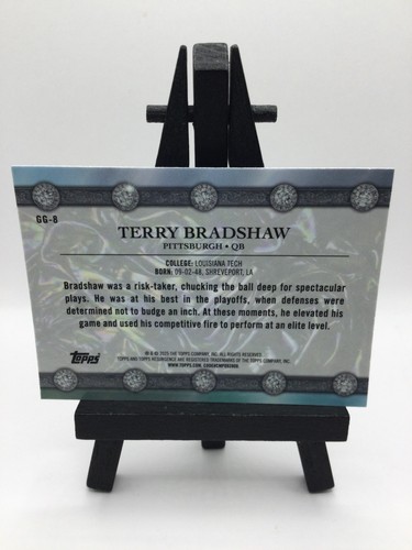 2024 Topps Resurgence - Glimmer and Gleam Terry Bradshaw #GG-8 Steelers - Foto 2 di 2