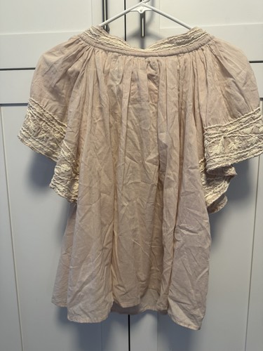 NWT Kyla Seo Mavern Blouse Womens Size Small Tassels Butterfly Sleeve Peony - Picture 5 of 9