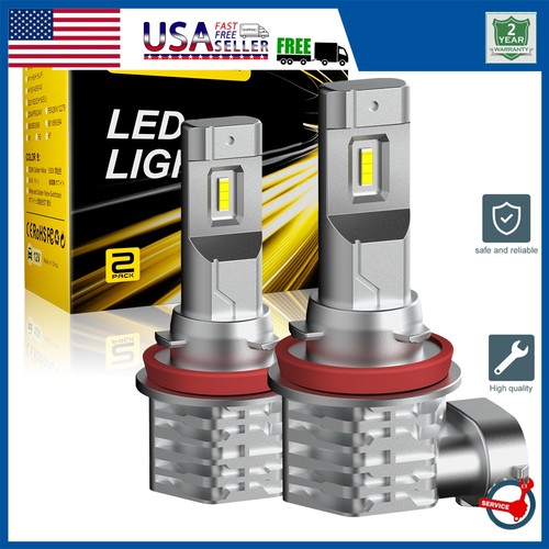 1/2set AUXITO LED Fog Bulb Light H8 H11 H16 Fog Bulb Light White High Power Lamp - Picture 11 of 20