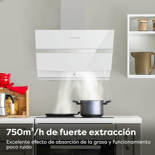 CIARRA CBCW6736N Campana Extractora Cocina 60 cm Clase A+++ 650 m³/h con Filtros - Foto 9 di 15
