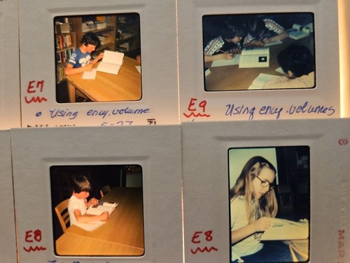 Vintage 35mm Dia/Foto Paket Kinder Kids in der Schule Jungen Mädchen 35 Dias A1dow - Bild 2 von 9