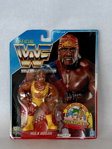 Hulk Hogan w/Hulkaplex MOC 1991 Series 3 Blue Card...