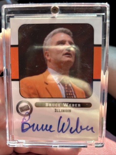 2005-06 Press Pass Autograph Bruce Weber SP Short Print AUTO Illinois