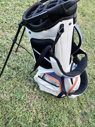 Maxfli Honors Golfschläger Standbag 14-fach Teiler beige/orange/schwarz keine R Abdeckung - Bild 6 von 10