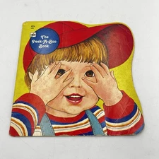Vintage Golden Shape Book The Peek-a-boo Book Donna Pape 1978 Paperback
