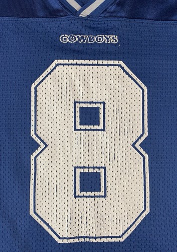 Vintage Dallas Cowboys Troy Aikman Jersey 52 XL Blue Starter Authentic #8 90s - Picture 8 of 11