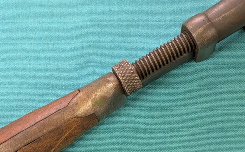 Early COES WRENCH Co. Patented 8" Monkey/ Nut Wrench Wood Scales - Picture 17 of 24