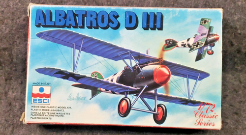 1/72 modelos esci ALBATROS D.III caza alemán Primera Guerra Mundial nuevo completo (C5B2) - Imagen 1 de 8