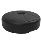 Umbrella Base Black HDPE Plastic Standard Umbrella Base Round vidaXL