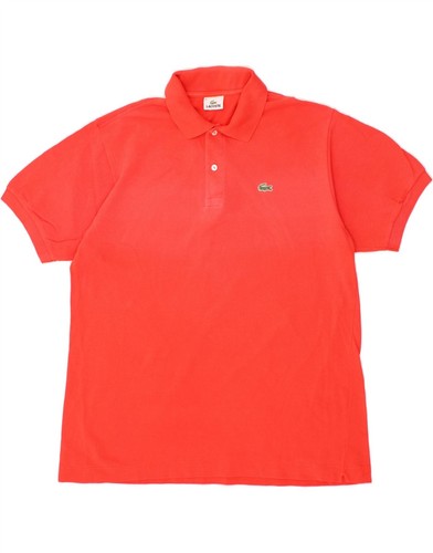 LACOSTE Mens Polo Shirt Size 6 XL Red Cotton AW05
