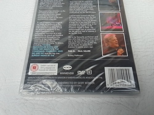 THIS IS PAUL SQUIRE LIVE AT THE CUSTOM HOUSE SOUTH SHIELDS STAND UP COMEDY DVD - Picture 12 of 19