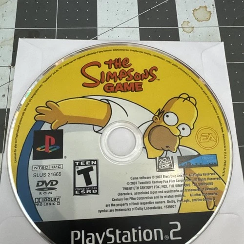 Simpsons Game (Sony PlayStation 2, 2007)
