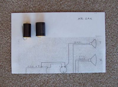 ACOUSTIC RESEARCH AR-2AX NEW CROSSOVER CAPACITORS - ALSO AR
