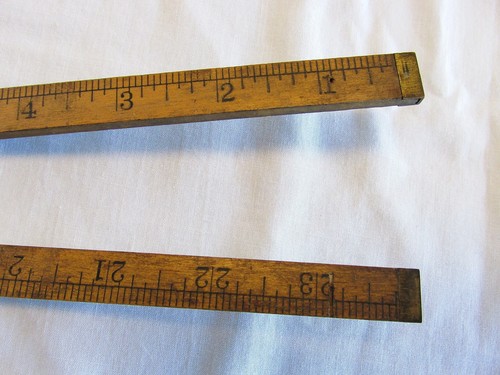 Vintage Lufkin Folding Ruler 24" # 651B Rare - Picture 5 of 10