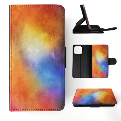 FLIP CASE FOR APPLE IPHONE|RAINBOW WATERCOLOR 16