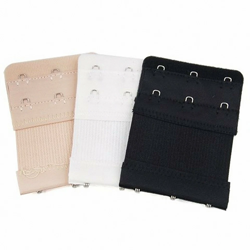 Bra Extension Straps 2 or 3 Hook Extender Strap by TRIXES