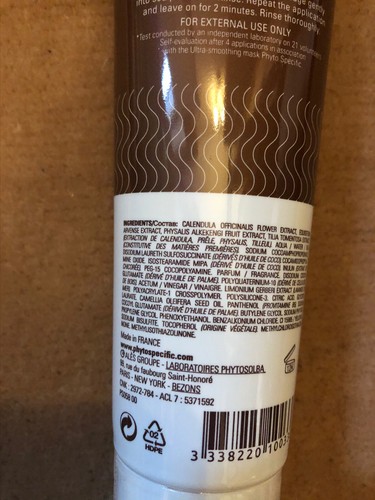 NEW PHYTO SPECIFIC PARIS ULTRA SMOOTHING SHAMPOO FOR RELAXED HAIR 150ml* - Picture 3 of 5