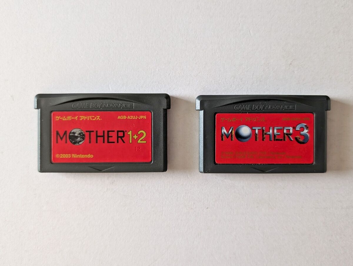 Mother 1+2 Mother 3 w/box manual Gameboy Advance Lot 2 Set
