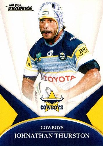 2016 NORTH QUEENSLAND COWBOYS NRL Card JOHNATHAN THURSTON - Picture 1 of 3