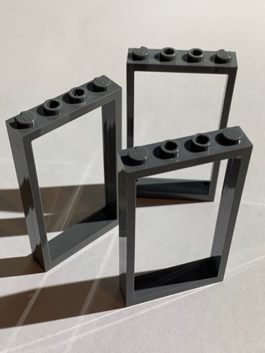 LEGO Parts (3pcs) 60596 1x4x6 Door Frame Pick Color No Pane - Picture 7 of 10