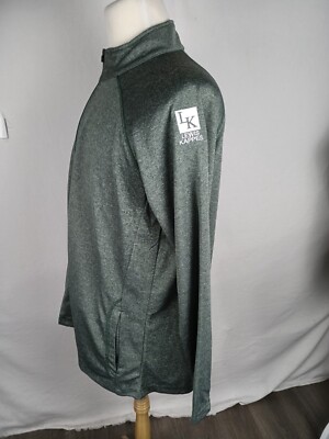 DEVON & JONES グリーン 2XL ジャケット Devon Jones Men's Sz 2XL Green Stretch Full Zip Active Wear