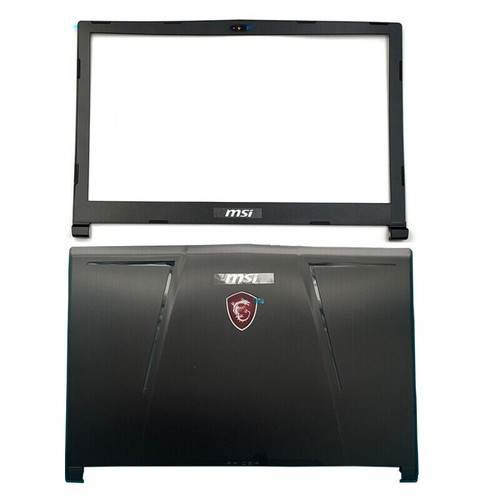 For MSI GE63 Raider RGB 8RE 8RF 9SG MS-16P5 Top Back Cover+Bezel Hinges Black US - Picture 7 of 7