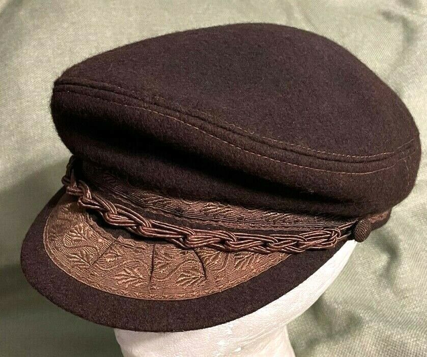 vintage GREEK FISHERMAN'S HAT (85% WOOL) fishing MADE IN GREECE fishermen  fish